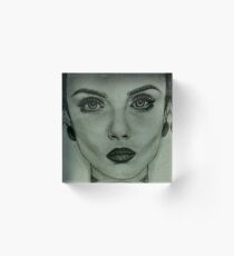 black and white Acrylic Block