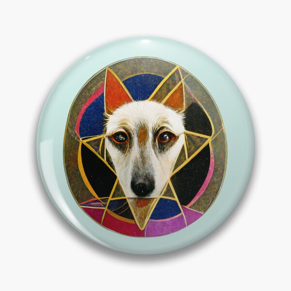 Aperçu de l'œuvre Bizarre chien démon, mignon, surréalisme rétro occulte créée et vendue par MoreMachine.