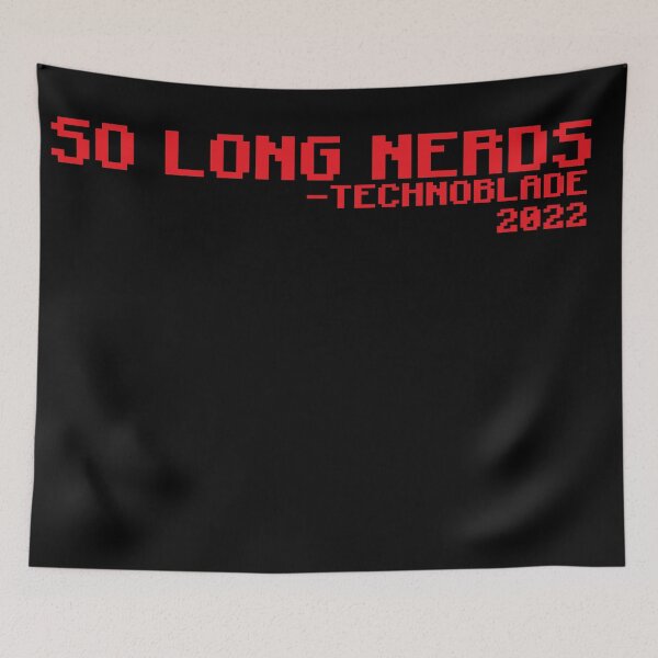 Item preview, Technoblade "so long nerds" designed and sold by stonebridge97.