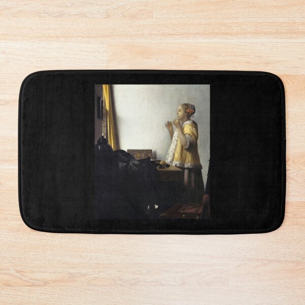 Item preview, Young Woman with a Pearl Necklace (Vermeer)   designed and sold by RobertoCasasola.