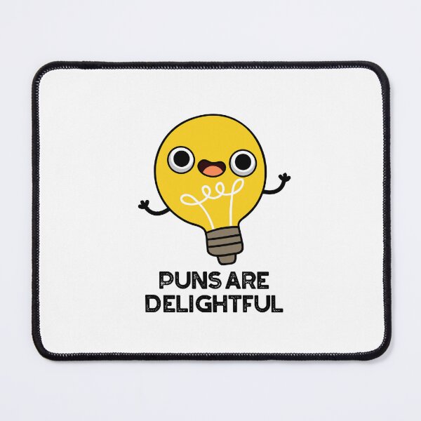 Item preview, Puns Are Delightful Funny Bulb Puns designed and sold by punnybone.