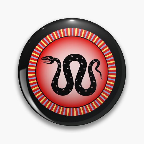 Item preview, Ancient Greek Shields: Serpent (Fire) designed and sold by Happy Puppy Print On Demand.