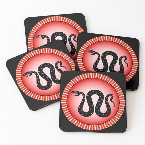 Item preview, Ancient Greek Shields: Serpent (Fire) designed and sold by Happy Puppy Print On Demand.