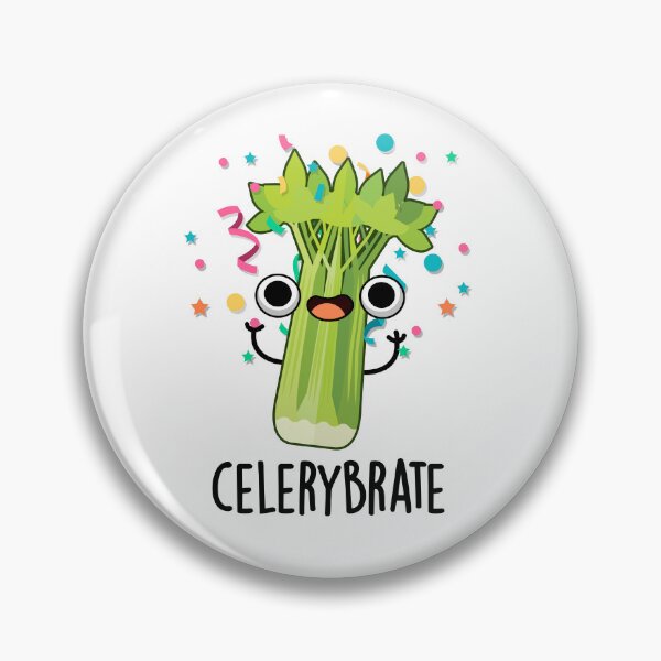 Item preview, Celery-brate Cute Veggie Celery Puns  designed and sold by punnybone.