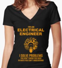 Camiseta entallada de cuello en V ELECTRICAL ENGINEER