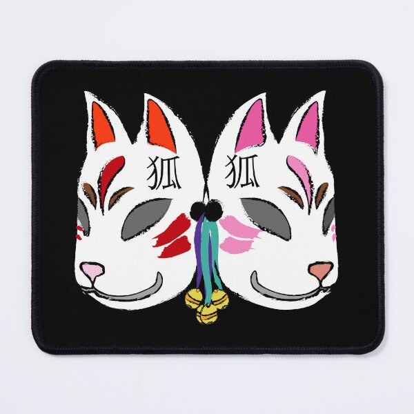Item preview, Kitsune Masks designed and sold by hakomuradesign.