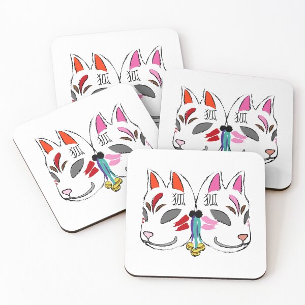 Item preview, Kitsune Masks designed and sold by hakomuradesign.