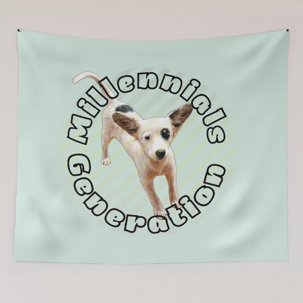 Item preview, Millennials New Generation Puppy Barking  designed and sold by MediaPetBrazil.