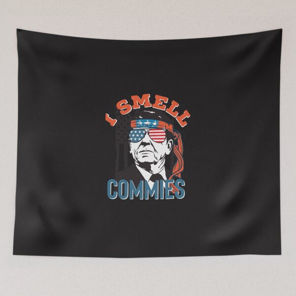 Item preview, Ronbo Ronald Reagan I Smell Commies 4th of July Independence Day Freedom Retro Vinta designed and sold by spearavfarag.