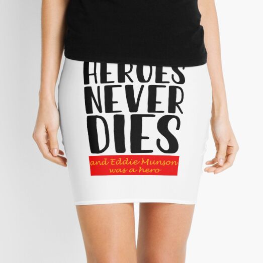 Item preview, HEROES NEVER DIES AND Eddie Munson IS a HERO designed and sold by RMworld.