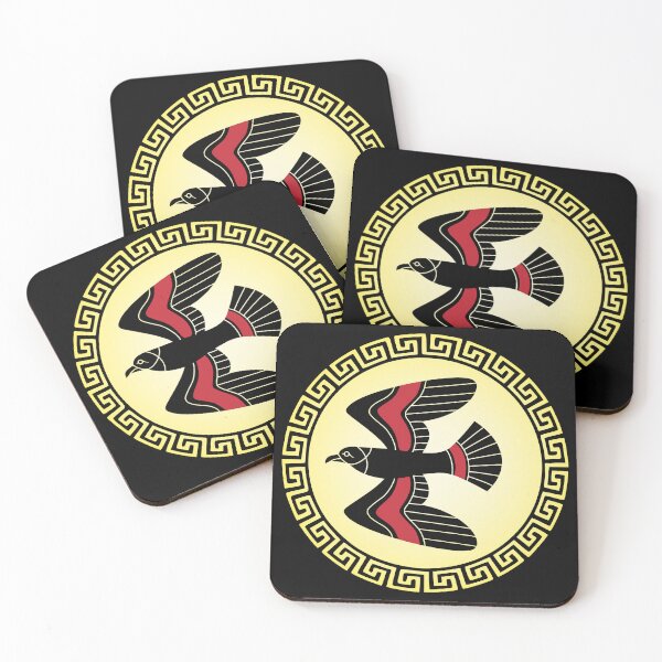 Item preview, Ancient Greek Shields: Hawk (Air) designed and sold by Happy Puppy Print On Demand.