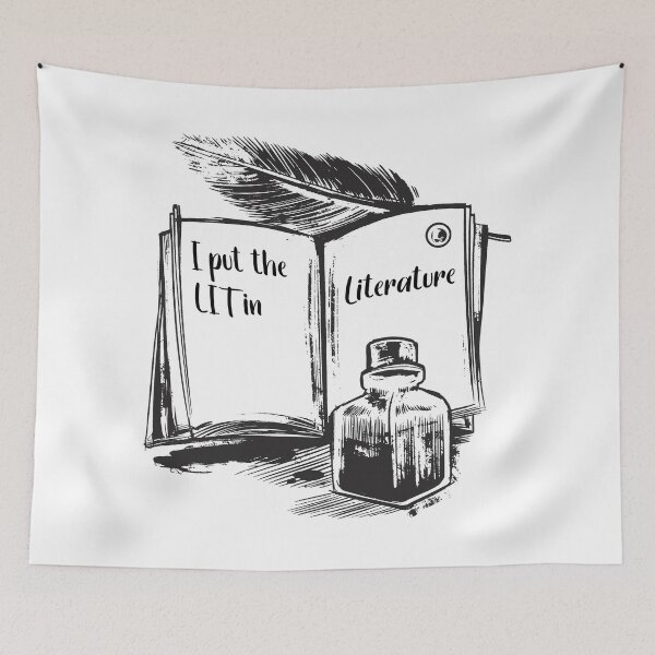 Item preview, Funny Sayings Literature Books Writing Quill Pen Fountain Pen Ink designed and sold by JanooFactory.