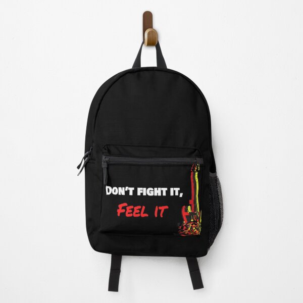 Item preview, Cool guitar with glitch effect | Quote Don't fight it, feel it | Rock on tour | British rock band designed and sold by Kai-Shenin.