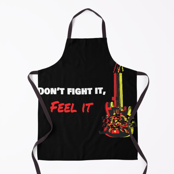 Item preview, Cool guitar with glitch effect | Quote Don't fight it, feel it | Rock on tour | British rock band designed and sold by Kai-Shenin.