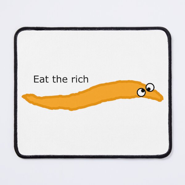 Item preview, Eat the Rich Worm designed and sold by ShortcakeSketch.