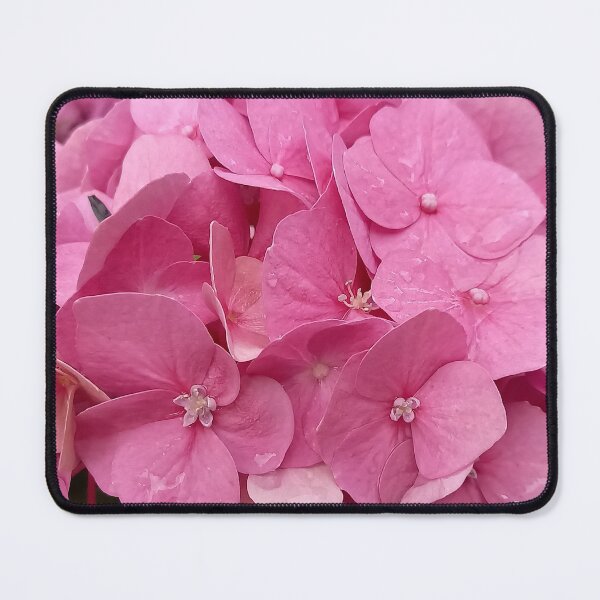 Item preview, Pink hydrangea flower with raindrops designed and sold by Ninaeva.