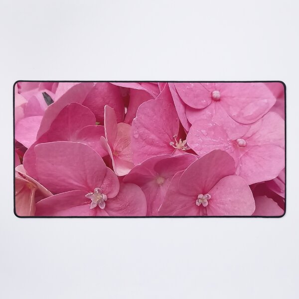 Item preview, Pink hydrangea flower with raindrops designed and sold by Ninaeva.