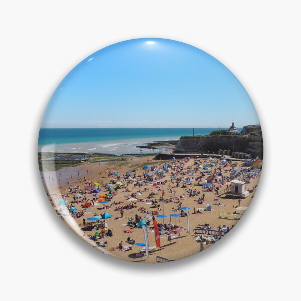Item preview, Broadstairs beach on a sunny day designed and sold by BumbleBearArtUK.