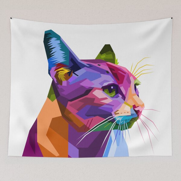 Item preview, Cat colorful isolated designed and sold by klimov0101.