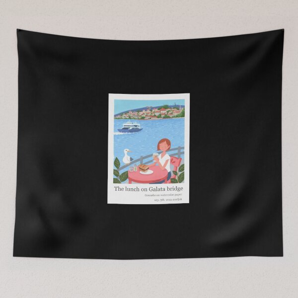Item preview, The lunch on galata bridge designed and sold by tomsonlxozaeta.