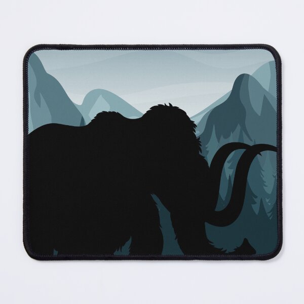 Item preview, Mammoth in the dark forest designed and sold by klimov0101.