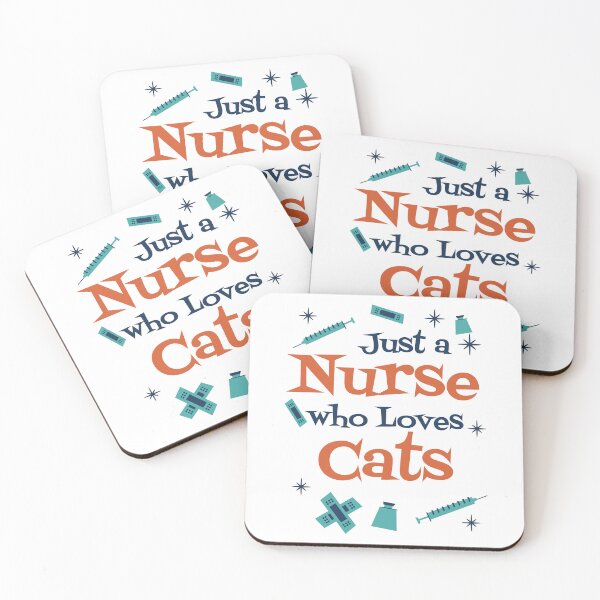 Item preview, Just A Nurse Who Loves Cats designed and sold by TamGustam.