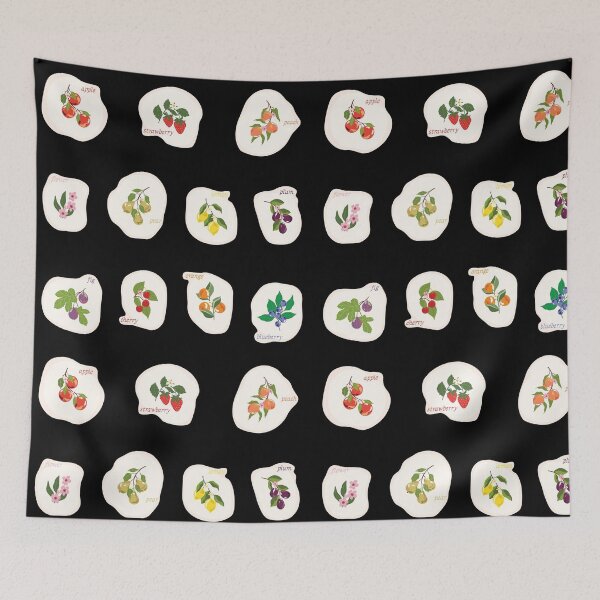 Item preview, Orchard - Fruits and Berries in the dark designed and sold by Pavnud.