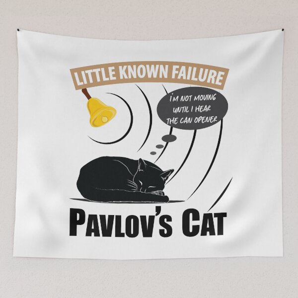 Item preview, Pavlovs Cat Funny Science - Cat Psychology - Little Known Failure designed and sold by TravelScientist.