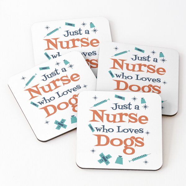 Item preview, Just A Nurse Who Loves Dogs designed and sold by TamGustam.