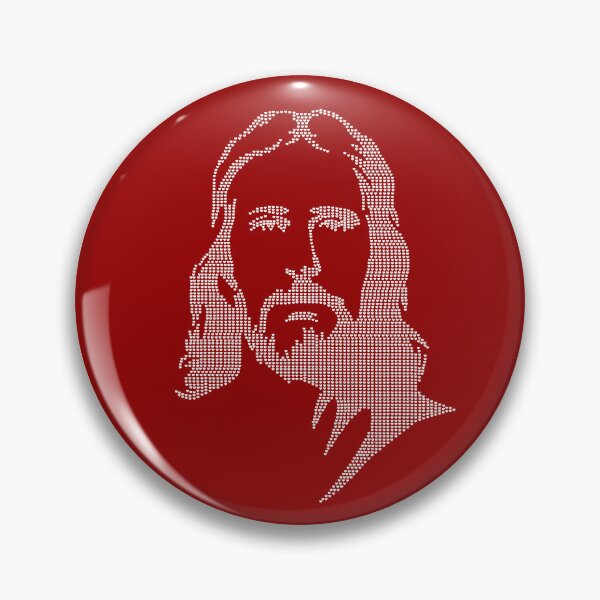 Artikelvorschau, Jesus-Porträt mit Herzen - Jesus-Gesicht entworfen und verkauft von molamode.