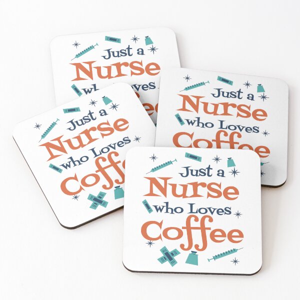 Item preview, Just A Nurse Who Loves Coffee designed and sold by TamGustam.