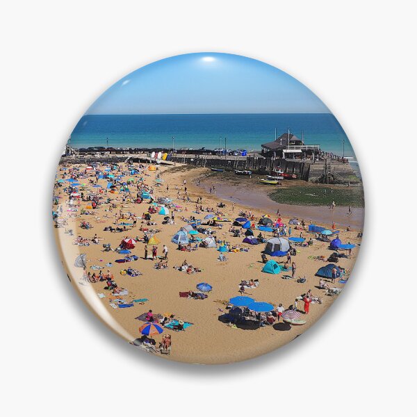 Item preview, Broadstairs Beach in the sun designed and sold by BumbleBearArtUK.