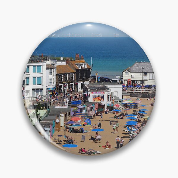 Item preview, Broadstairs Beach in the sun designed and sold by BumbleBearArtUK.