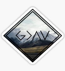 Gott ist größer als die Höhen und Tiefen Sticker