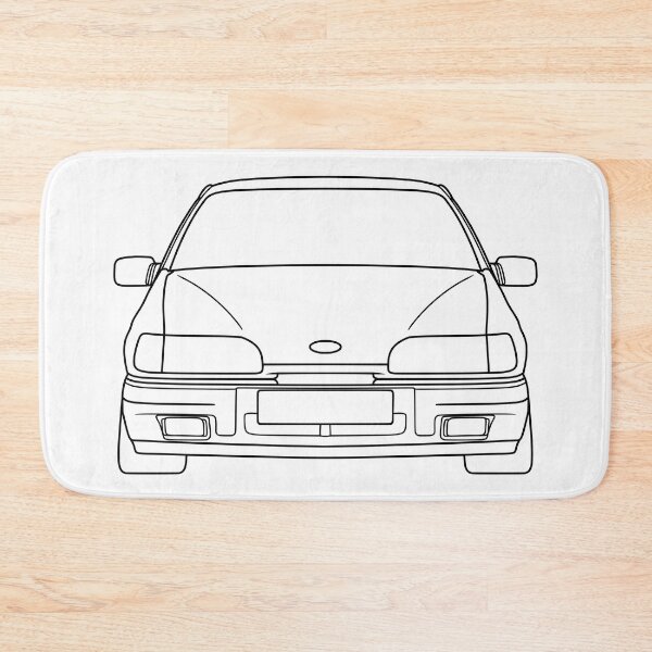 Item preview, Ford Sierra MK2 front black lines designed and sold by EdimDesign.