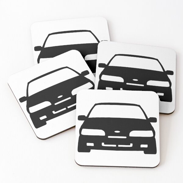 Item preview, Ford Sierra MK2 front black silhouette designed and sold by EdimDesign.