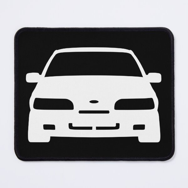 Item preview, Ford Sierra MK2 front white silhouette designed and sold by EdimDesign.