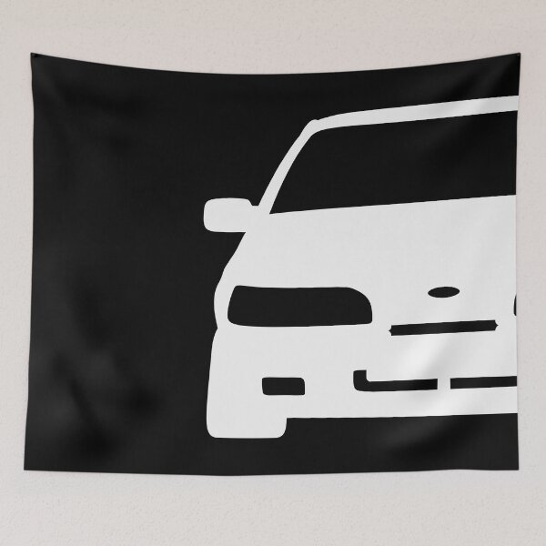 Item preview, Ford Sierra MK2 front white silhouette designed and sold by EdimDesign.