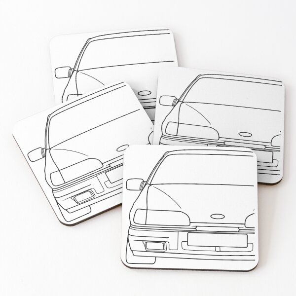 Item preview, Ford Sierra MK2 front black lines designed and sold by EdimDesign.