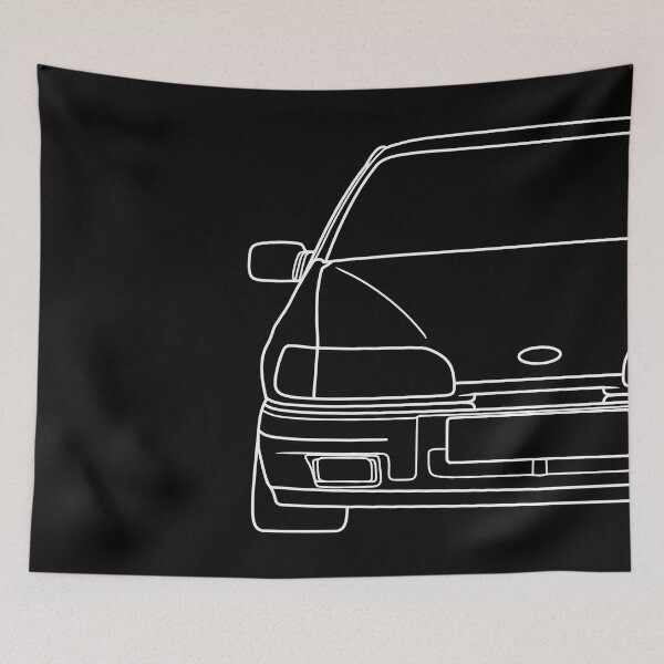 Item preview, Ford Sierra MK2 front white lines designed and sold by EdimDesign.