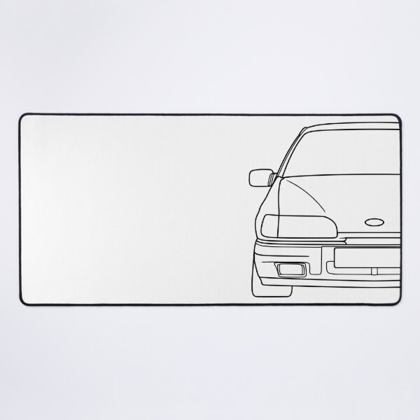 Item preview, Ford Sierra MK2 front black lines designed and sold by EdimDesign.