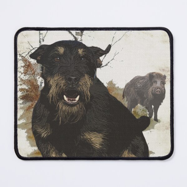 Item preview, Jagdterrier "Apache", hunting boar designed and sold by TammyHunterArt.