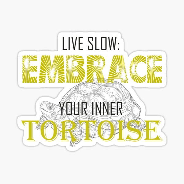 Embrace your inner tortoise Sticker