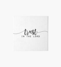Christian Quote Art Board Print