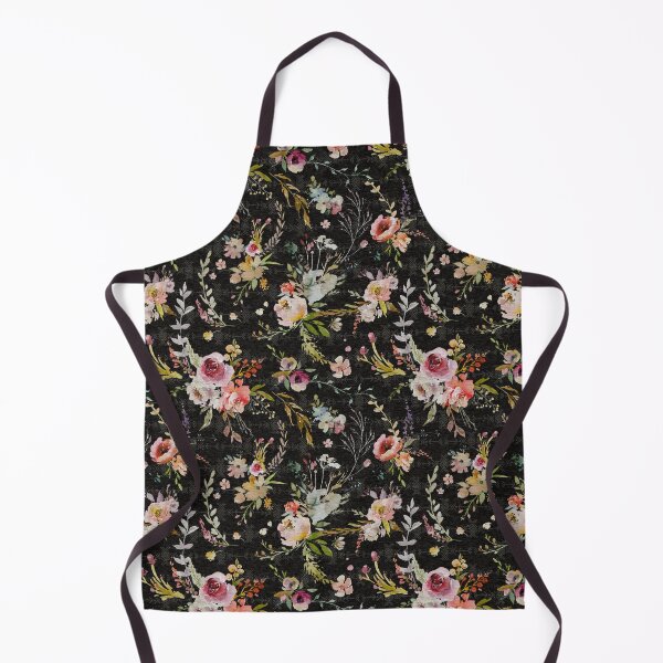 Item preview, Boho Meadow Floral - Black designed and sold by SugarPineDesign.