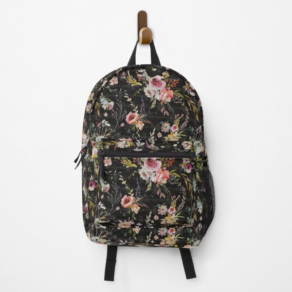 Item preview, Boho Meadow Floral - Black  designed and sold by SugarPineDesign.