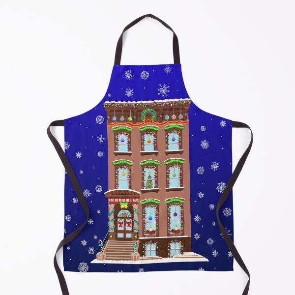 Item preview, Christmas Decorated Brooklyn Brownstone designed and sold by Deborah Camp.