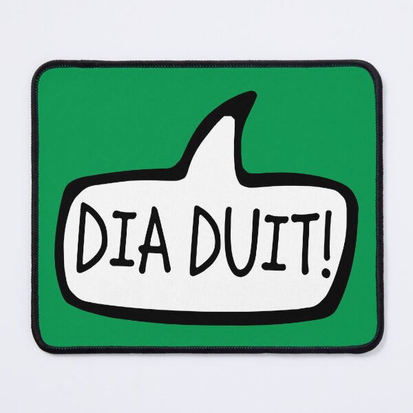 Item preview, DIA DUIT! Irish Gaelic Greeting, Hello, Hi, Ireland, Gaeilge designed and sold by Celticana.