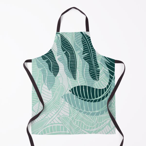 Item preview, Abstract Tropical Leaves Print 003 designed and sold by sunnthreads.