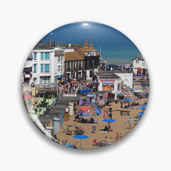 Item preview, Broadstairs Beach on a Sunny Day designed and sold by BumbleBearArtUK.